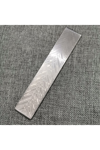 Choice قالب فولاذي دمشقي بنمط ريشة، 160 × 30 × 3 مم، قاطع فولاذي منقوش ، مواد...