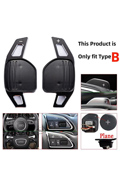 Choice fit Type B Black Aluminum Steering Wheel Paddle Shifter Extension for ...