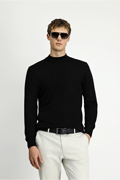 Kiğılı Half Turtleneck Regular Fit Cotton Knitted Sweater