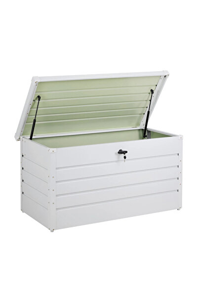 Baisiwei Yardbox Metal Bahçe Dolabı 350 L Beyaz