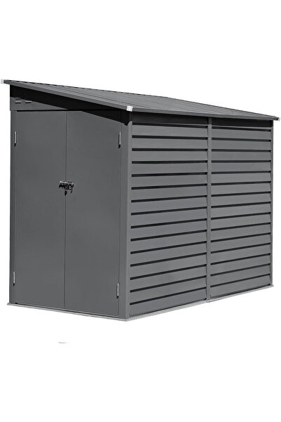 Baisiwei Urban Box Metal Bahçe Kulübesi Siyah
