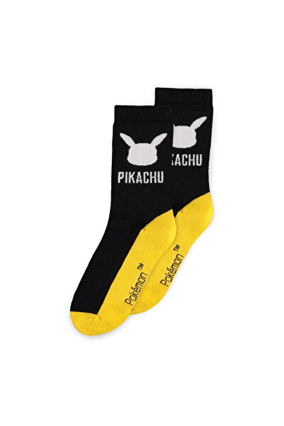 DIFUZED Pokemon Pikachu 2-Pack Socks Set Size 39-42