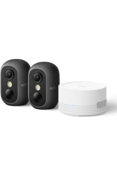 Genericc eufy Security eufyCam C35 2 Pack with HomeBase Mini