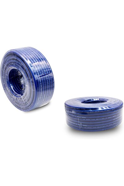 MAKUTE 50m Hybrid Air Hose, 300 PSI Max Pressure, 1/4" NPT Fittings, All-Weather Flexible Polymer -