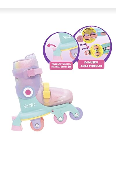 Saule Rookie Ayarlanabilir Dönüşen Tekerlekli 2 In 1 Twisty Paten -