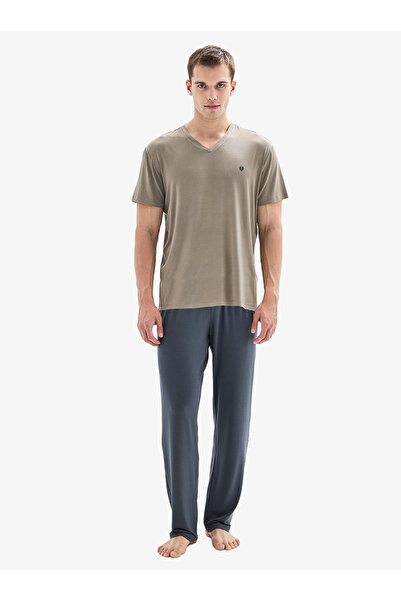 Blackspade Men's Pajama Set 40883 - Green