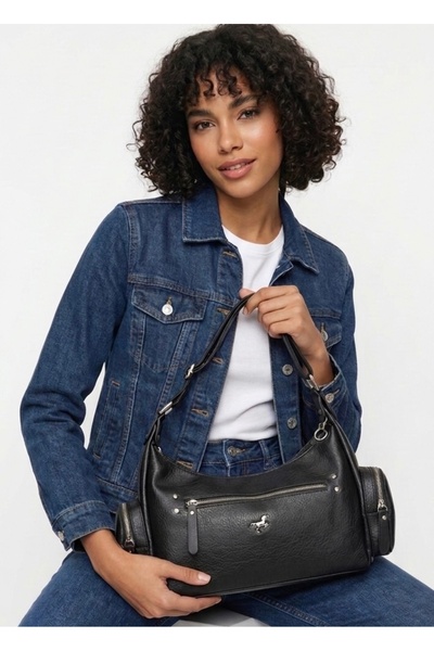 Çanta Trend Geantă de umăr cu mai multe compartimente din piele artificială m...