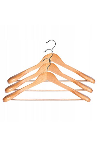 KADAX Umerașe din lemn pentru haine, umeraș pentru pantaloni, pentru dulap, 3...