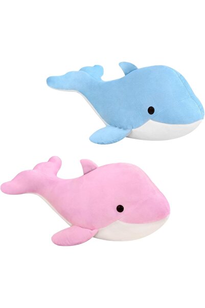 Arabest 2pieces Dolphin Toys, Dolphin Stuffed Animal Plush Pillow Super Soft ...