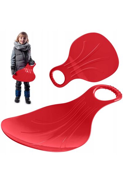 KADAX Children's Sled Downhill Slide Apple Plastic Apple Strong for Snow