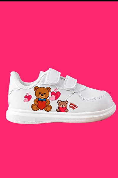 amazoondesing Love Heart Bear Štampano Sportske patike za devojčice i dečake ...