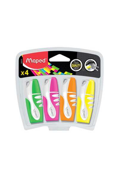 Maped Fluo Pocket Highlighter 4pcs