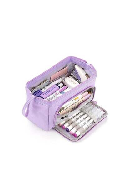 Arabest Pencil Case Large Capacity Pencil Pouch Handheld Pen Bag Cosmetic Por...