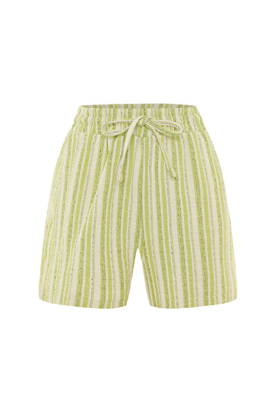 Mudo Relax Fit Tie-Up Striped Shorts