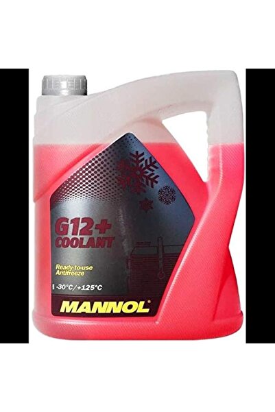 MANNOL سائل تبريد مضاد للتجمد سعة 5 لتر G12+ أحمر جاهز للخلط -30 درجة مئوية /...