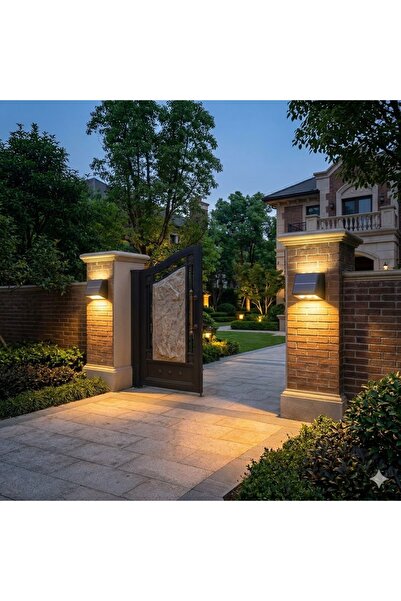 ACK SOLAR LED BAHÇE ARMATÜRÜ ÇİFT YÖNLÜ