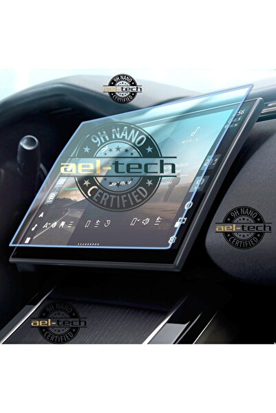 ael-tech واقي شاشة نانو 9H متوافق مع نظام الملاحة لسيارة لاند روفر رينج روفر ...