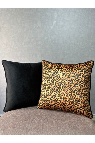 Fabricland Blend-8763 Leopard Uvezeni K Somot Dvostruka Kombinacija 43x43