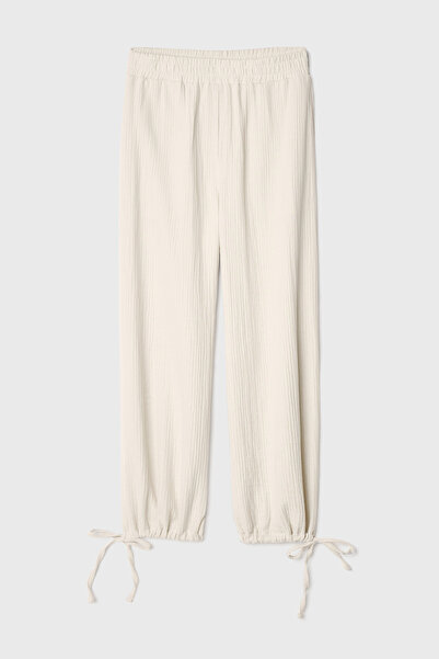 Mudo Carrot Cut Waist Elastic Pants