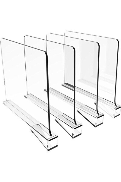 Arabest Shelf Dividers Purse Organizer for Closet: 8-Pack Acrylic Bag Storage...
