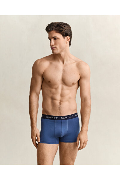 Gant Erkek Mavi Düz Boxer