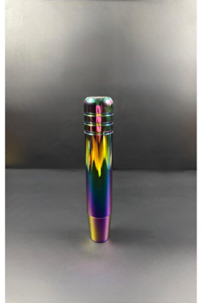 724 AUTO Rainbow Titanyum Renk Metal Vites Topuzu - 18cm