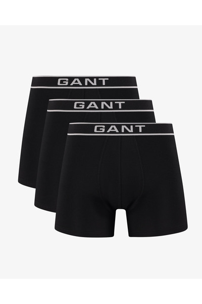 Gant Erkek Siyah Düz Boxer
