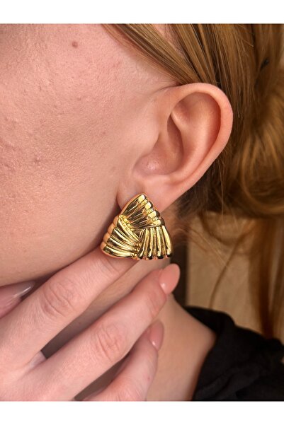 Charmist أقراط ليزا المثلثة المصنوعة من الفولاذ