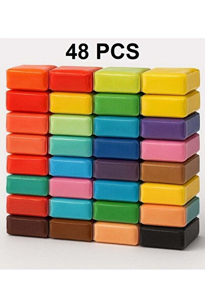 Generic 48-Piece Air-Dry Foam Clay Set for Kids - Non-Sticky and Allergy-Free...