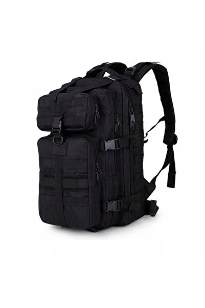 zola Military backpack, adjustable shoulder straps, 38 L capacity, black, XL ...