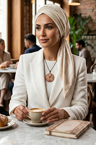 Otto Man Steel Jewelry Kadın Erkek Saf Bakır Kolye Şans Zenginlik Tılsımı El ...
