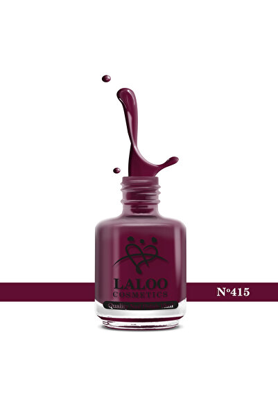 Laloo Cosmetics No. 415 Brick Red| Laloo classic nail polish 15 ml