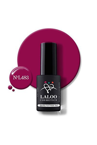 Laloo Cosmetics 483 Dark Magenta | Laloo gel polish 7ml