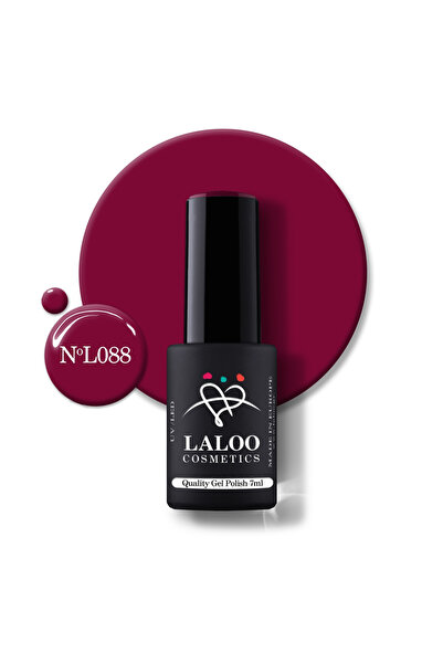 Laloo Cosmetics 088 Garnet Red | Laloo gel polish 7ml