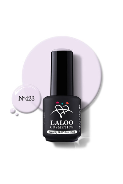 Laloo Cosmetics Νο.423 Paste purple | Laloo gel polish 15ml