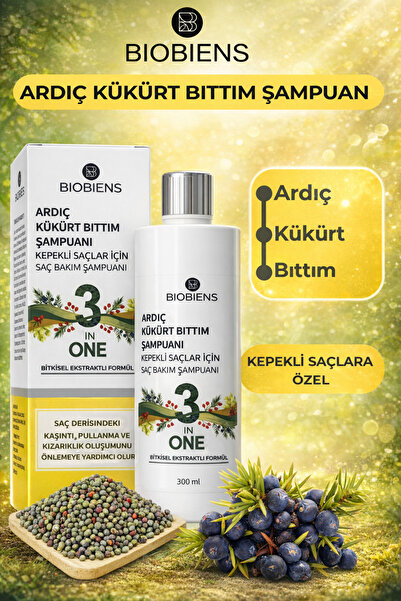 Biobiens Juniper Sulfur Bıttım Shampoo 300 ml