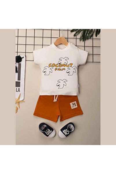 OEM Set 2 Piese de Vară Băietei - Cocos Palm