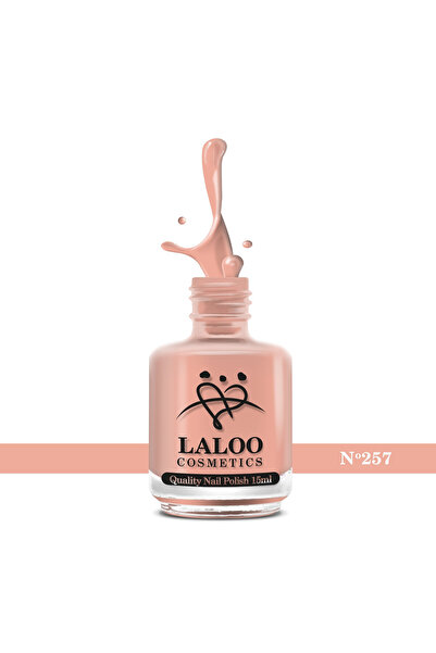 Laloo Cosmetics No. 257 Νο Salmon| Laloo classic nail polish 15 ml