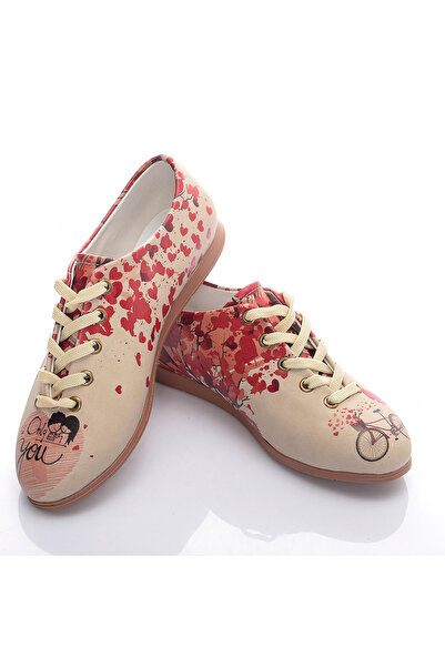 Streetfly Oxford multicolor pentru femei, cu tematică de Ziua Îndrăgostiților