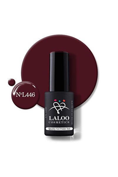 Laloo Cosmetics 446 Dark Red Brown | Laloo gel polish 7ml