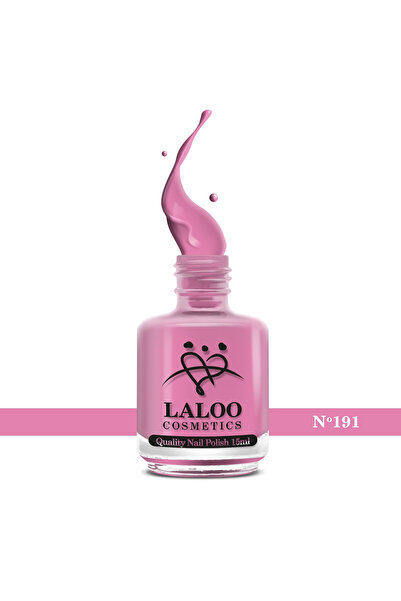 Laloo Cosmetics No. 191 Pink Purple| Laloo classic nail polish 15 ml