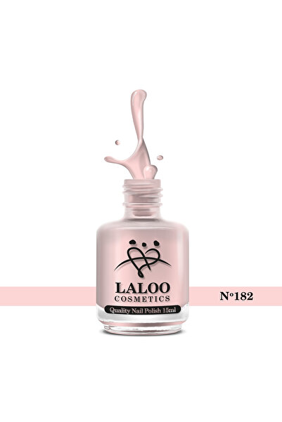 Laloo Cosmetics № 182 Nude Salmon Laloo класически лак за нокти 15 мл
