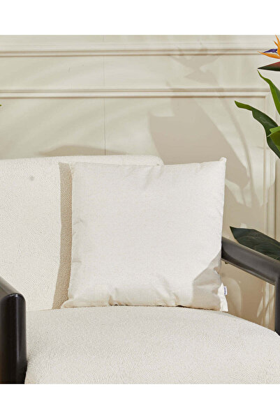 REDTAG Ivory Textured Jacquard Cushion