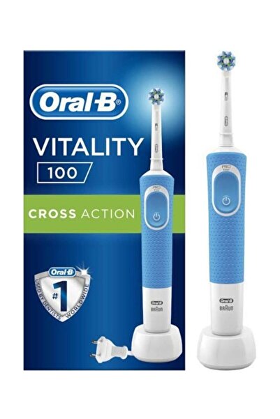 Oral-B D100 Mavi Vitality Cross Action Şarjlı Diş Fırçası