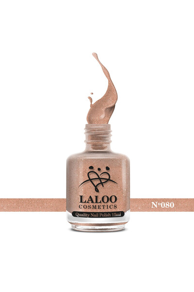 Laloo Cosmetics No.080 Rose Gold| Laloo classic nail polish 15 ml