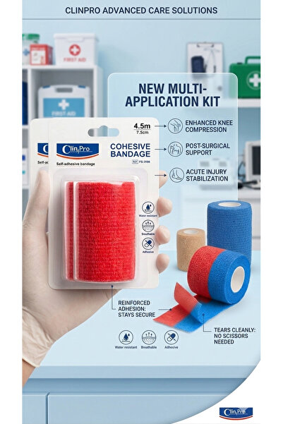 Generic Cohesive bandage 4.5 M / 7.5 CM