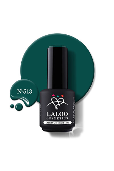 Laloo Cosmetics 513 Deep Malachite | Laloo gel polish 15ml