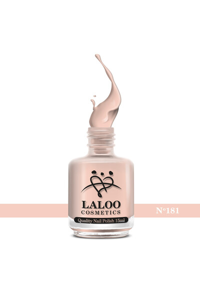 Laloo Cosmetics Nail polish No.181 Pale Nude Salmon 15ml