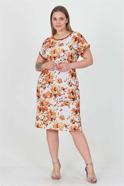 Dipmoda γυναικείο φόρεμα Με φλοράλ μοτίβο καλοκαιρινό Με λεπτομέρεια τσέπης p...