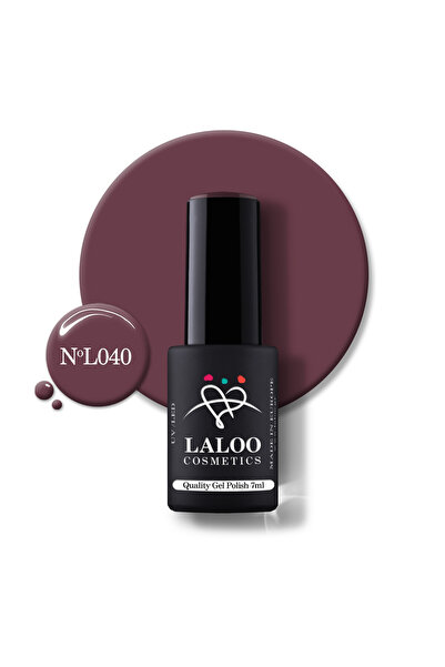 Laloo Cosmetics 040 Brown Purple | Laloo gel polish 7ml